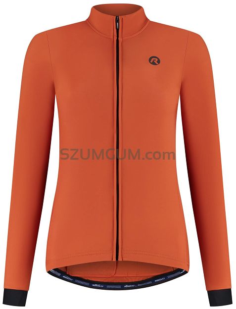 Damska bluza rowerowa Rogelli SIGNATURE LIGHT - pomarańczowa