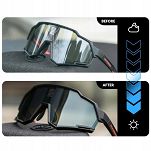2w1 Inteligentne okulary rowerowe z fotochromem i polaryzacją - Rockbros SP280 - 10