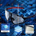2w1 Inteligentne okulary rowerowe z fotochromem i polaryzacją - Rockbros SP280 - 6