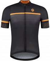 Ekskluzywna koszulka kolarska Rogelli HERO II,  czarno-pomarańczowa