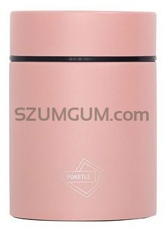 Kieszonkowy termos na jedzenie Thermos POKETLE Soup Bottle 160ml - peach pink