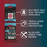 Łatki samouszczelniające do dętek WELDTITE Self Seal Patches, Blister 8szt. - 4