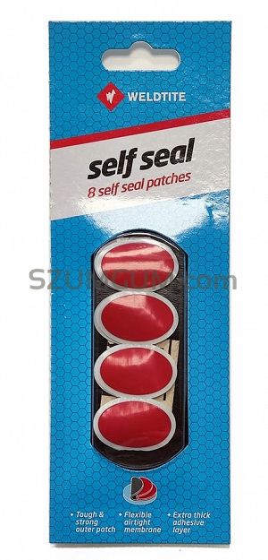 Łatki samouszczelniające do dętek WELDTITE Self Seal Patches, Blister 8szt.