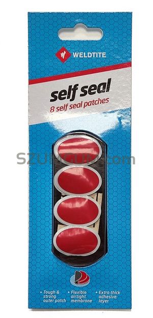 Łatki samouszczelniające do dętek WELDTITE Self Seal Patches, Blister 8szt.