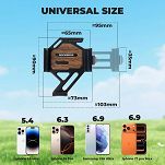 Uchwyt na telefon z szybkim zwalnianiem Rockbros Phone Holder - 13