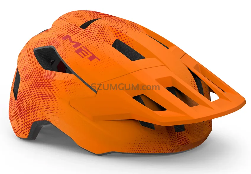Kask młodzieżowy MET Shelter Youth MIPS - orange red matt