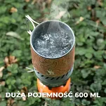 Qunature - zintegrowany system kuchenki z funkcją szybkiego podgrzewania - khaki - 5