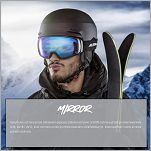 Kask zimowy, narciarski i snowboardowy Alpina ALTO Q-LITE - Lilac-black-matt (gold mirror) - 14