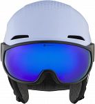 Kask zimowy, narciarski i snowboardowy Alpina ALTO Q-LITE - Lilac-black-matt (gold mirror) - 3