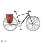 Sakwy rowerowe tylne Ortlieb Back Roller Plus CR QL2.1(kpl.) - Salsa dark chili - 4