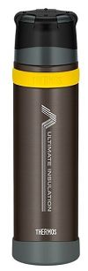 Thermos 0,9L Mountain - Termos z kubkiem do warunków ekstremalnych - Tytanowy-brąz