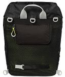 Sakwa turystyczna pojedyncza / plecak BASIL MILES Tarpulin DAYPACK 17L- Black/lime - 2