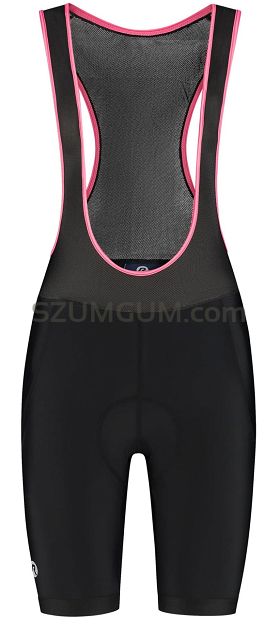 Damskie spodenki rowerowe Rogelli CORE COLORED czarno-różowe