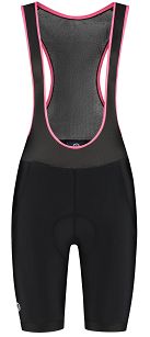 Damskie spodenki rowerowe Rogelli CORE COLORED czarno-różowe