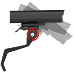 H21A - Uchwyt na widelec do lampek Gaciron i Third Eye oraz kamerki (standard GoPro) - 7