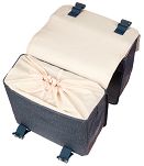 Torby boczne Basil Flair - double bicycle bag / 35L / navy - 5