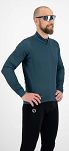 Ocieplana bluza rowerowa Rogelli ESSENTIAL DWR, niebieska - 4