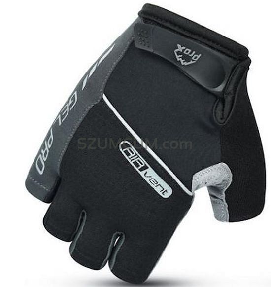 Rękawiczki rowerowe Prox Gel Selected czarno-szare
