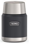 Termos na jedzenie z składaną łyżką i kubkiem Thermos ICON 470 ml - niebieski - 3