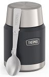 Termos na jedzenie z składaną łyżką i kubkiem Thermos ICON 470 ml - niebieski - 5