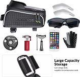 Torebka na telefon na ramę roweru - Rockbros 017-1BK - 11