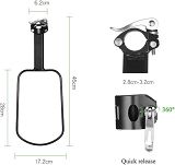 Torba rowerowa na sztycę siodełka - Rockbros KW-672+F2-1BK | 8L - 14