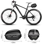 Torba rowerowa na sztycę siodełka - Rockbros KW-672+F2-1BK | 8L - 11