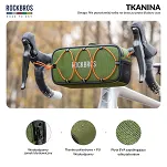 Torba rowerowa na kierownicę Rockbros Road to Sky TL001, 1,9 L, wodoodporna, zielona - 5