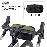 Torba rowerowa na kierownicę Rockbros Road to Sky TL001, 1,9 L, wodoodporna, zielona - 8