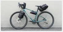 Ultralekki wodoodporny worek kompresyjny Qunature 63D Bikepacking  6L l 12L - black - 14
