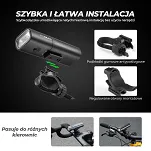 Lampka przednia Rockbros RHL950 - 7
