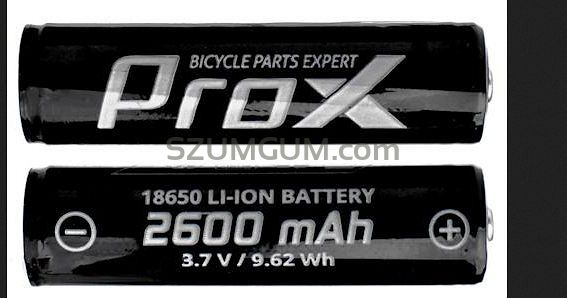 Akumulator Prox 18650 Li-ion 2600 mAh
