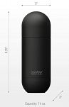 Asobu ORB Butelka termiczna 420ml - black PURAMIC - 8