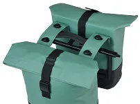 Torba miejska Basil Cove - Double Pannier Bag MIK - 28-32L - silvergreen/black - 6
