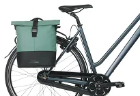Torba miejska Basil Cove - Double Pannier Bag MIK - 28-32L - silvergreen/black - 4