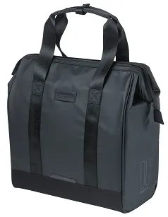 Torba miejska Basil Grand Shopper MIK Hooks - 23L - Tarpaulin black