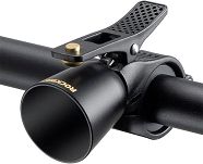 Dzwonek rowerowy aluminiowy Rockbros 2022-1B - czarny - 2
