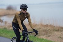 Spodnie kolarskie Rogelli MONO DWR z żelową wkładką, czarne - 6