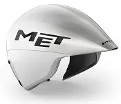 Kask czasowy MET Drone Wide Body II - white metallic glossy - 2