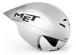 Kask czasowy MET Drone Wide Body II - white metallic glossy