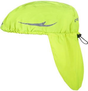 Pokrowiec na kask rowerowy CHIBA z osłoną szyi, zółty