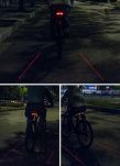 Lampka rowerowa tylna Rockbros LKWD-R1 z kierunkowskazami, laserem i pilotem - 5