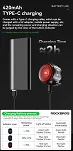 Inteligentna lampka tylna Rockbros RL1F Road to Sky - 12