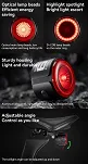 Inteligentna lampka tylna Rockbros RL1F Road to Sky - 19
