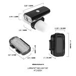 Zestaw lampki BLACKBURN LUMINATE 360 LIGHT SET przód 550 lumenów, tył 40 lumenów, bok 40 lumenów - 12