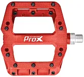 Pedały ProX Base Pro 26, nylonowe, piny, oś Cr-Mo, czerwone - 2
