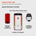 Zestaw lampek Lezyne Radar Pro React System 1200/300 lm - 2