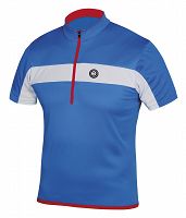   Męska koszulka na rower Etape FACE - niebieski/biały 