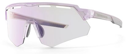 Okulary sportowe Rockbros polaryzacyjne z ochroną UV i wkładką korekcyjną - transperętny szary / szkła lustrzane