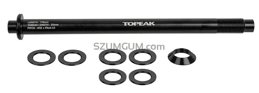 Adaptery do bagażnika Topeak Zi:RAK Thru-Axle